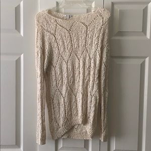 Gold sequined sweater